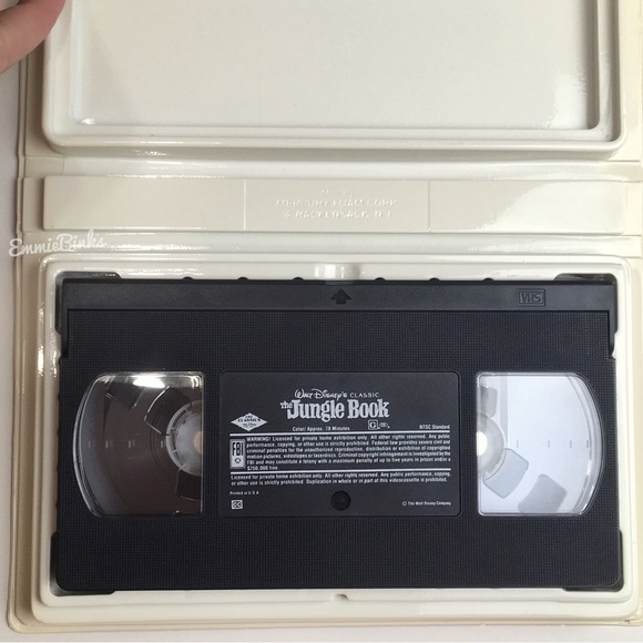 Vtg 1992 Jungle Book Black Diamond Edition VHS Collectible Movie - Vintage Movie - Picture 7 of 10